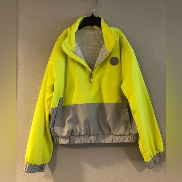 ZYIA 1/4 Zip Neon Yellow Pullover Girls sz 8-9 - Picture 5 of 8